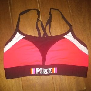 PINK VICTORIA'S SECRET SPORTS BRA